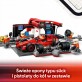 LEGO City F1 Pit stop i mechanicy z bolidem Ferrari 60443