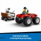 LEGO City Czerwony traktor z przyczepą i owcą 60461