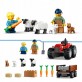 LEGO City Czerwony traktor z przyczepą i owcą 60461