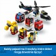 LEGO City Zestaw z helikopterem, wozem strażackim i łodzią podwodną 60462