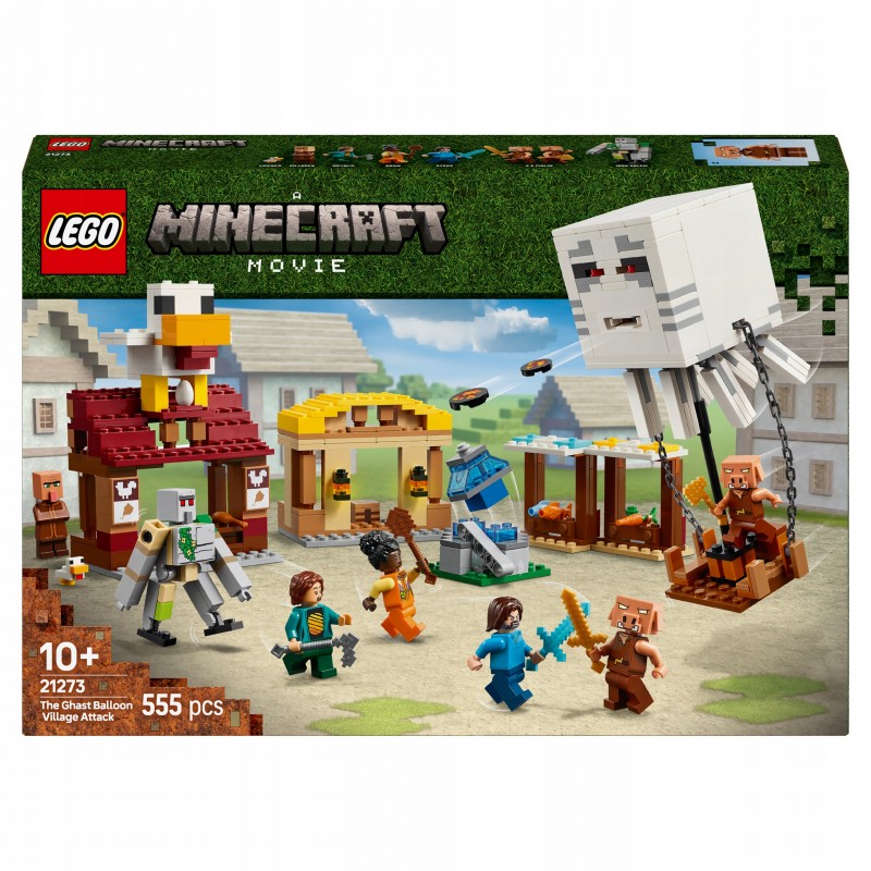 LEGO Minecraft Atak balonowego Ghasta na wioskę 21273