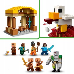 LEGO Minecraft Atak balonowego Ghasta na wioskę 21273