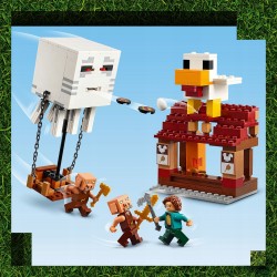 LEGO Minecraft Atak balonowego Ghasta na wioskę 21273