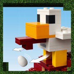 LEGO Minecraft Atak balonowego Ghasta na wioskę 21273