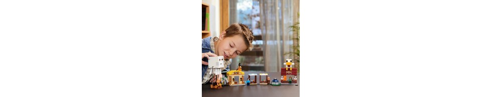 LEGO Minecraft Atak balonowego Ghasta na wioskę 21273