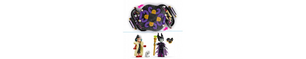 LEGO Disney Złoczyńcy Suknie Diaboliny i Cruelli De Mon 43262