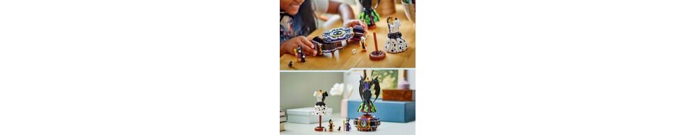 LEGO Disney Złoczyńcy Suknie Diaboliny i Cruelli De Mon 43262