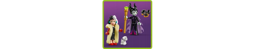 LEGO Disney Złoczyńcy Suknie Diaboliny i Cruelli De Mon 43262