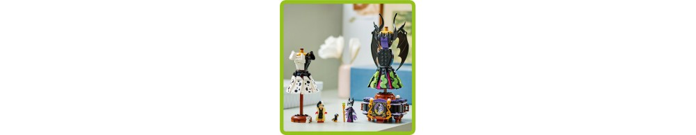 LEGO Disney Złoczyńcy Suknie Diaboliny i Cruelli De Mon 43262