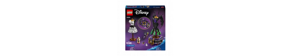 LEGO Disney Złoczyńcy Suknie Diaboliny i Cruelli De Mon 43262