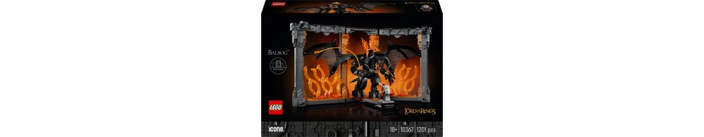 LEGO Icons Władca pierścieni: Book nook z Balrogiem 10367
