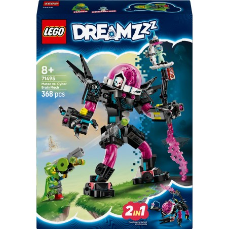 LEGO DREAMZzz Mateo kontrra mech Cybermózgowca 71495