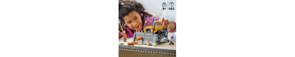 LEGO City Żółty buldożer 60466