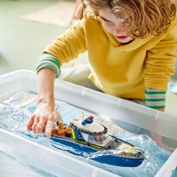 LEGO City Pościg łodzią policyjną, zabawka dla dzieci 60456