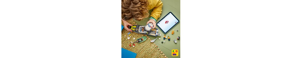 LEGO City Pościg łodzią policyjną, zabawka dla dzieci 60456