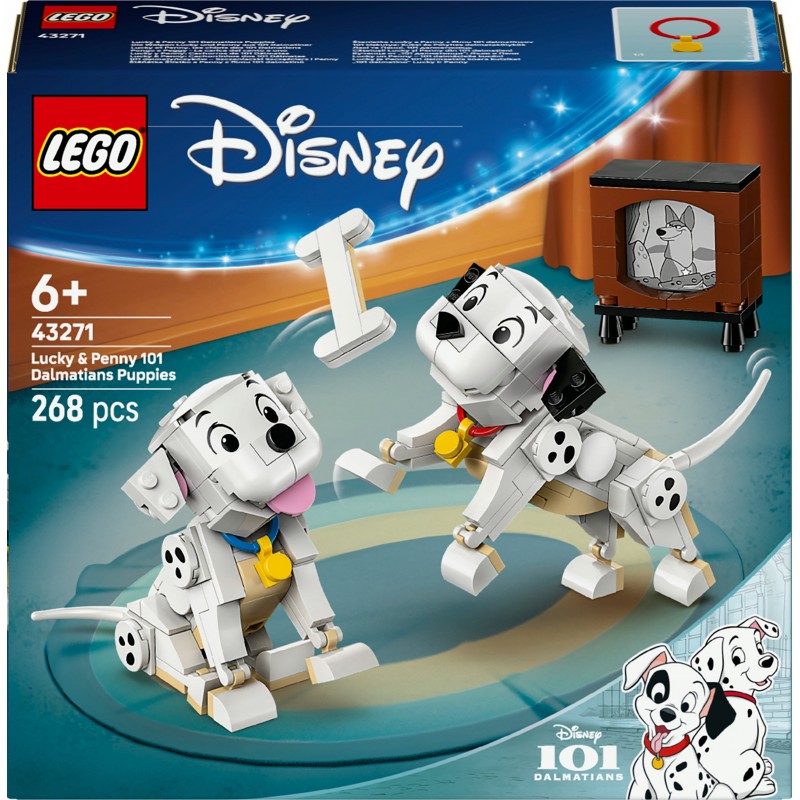 LEGO Disney 101 dalmatyńczyków - Szczeniaczki Szczęściarz i Penny 43271