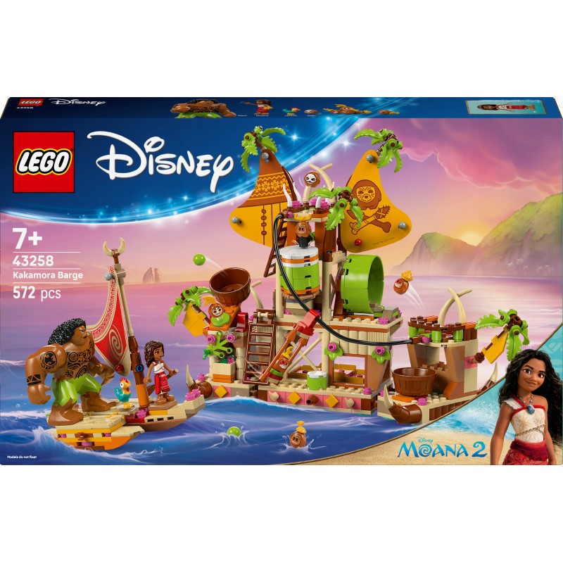 LEGO Disney Vaiana 2 Barka Kakamorów 43258