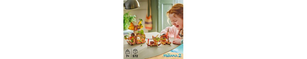 LEGO Disney Vaiana 2 Barka Kakamorów 43258