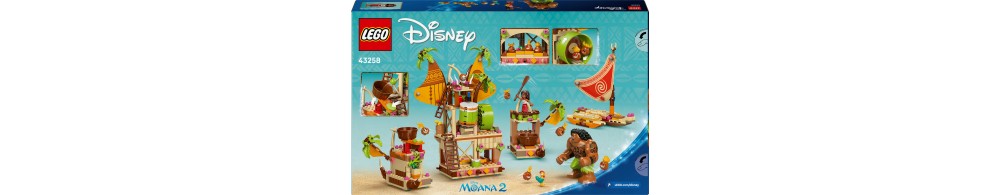 LEGO Disney Vaiana 2 Barka Kakamorów 43258