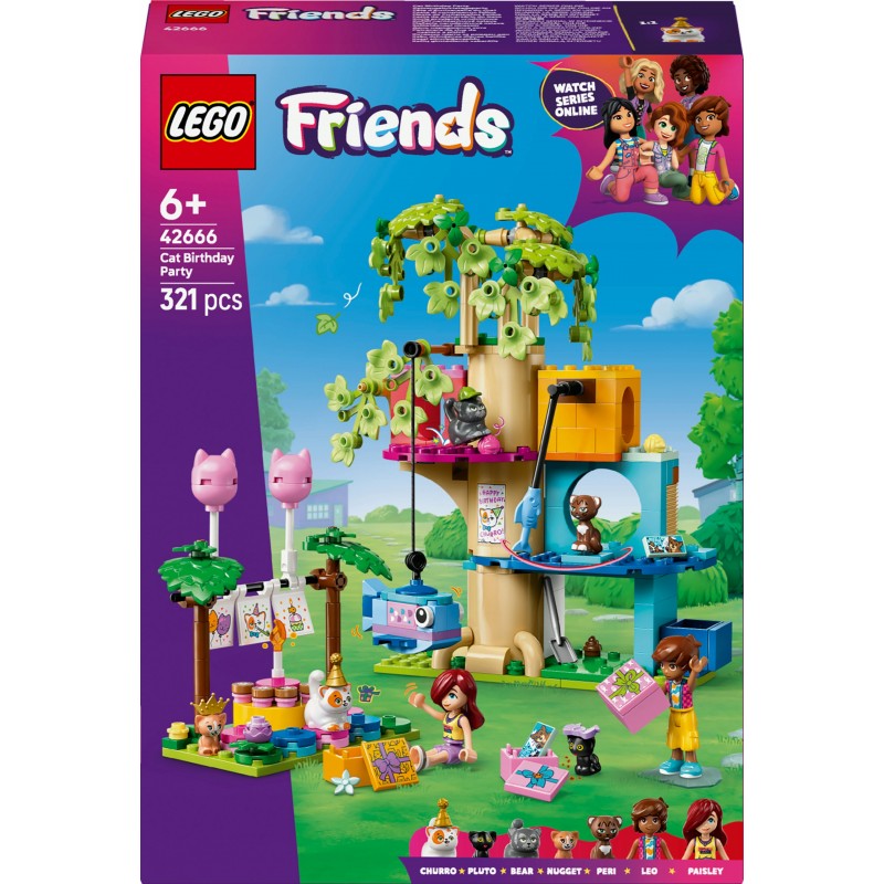 LEGO Friends Kocie przyjęcie urodzinowe domek na drzewie 42666