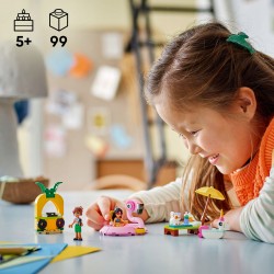 LEGO Friends Impreza na basenie z jednorożcem i flamingiem 42658