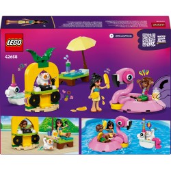 LEGO Friends Impreza na basenie z jednorożcem i flamingiem 42658