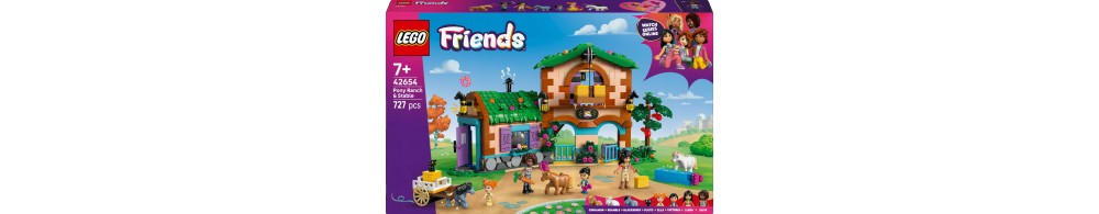 LEGO Friends Ranczo kucyków i stajnia 42654
