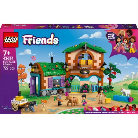 LEGO Friends Ranczo kucyków i stajnia 42654