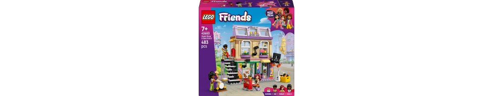 LEGO Friends Sklep muzyczny i mieszkanie dla dzieci 42653