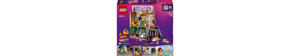 LEGO Friends Sklep muzyczny i mieszkanie dla dzieci 42653