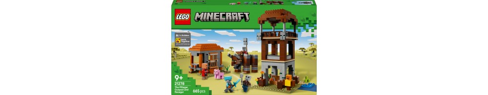 LEGO Minecraft Dom rozbójników i dewastator 21278