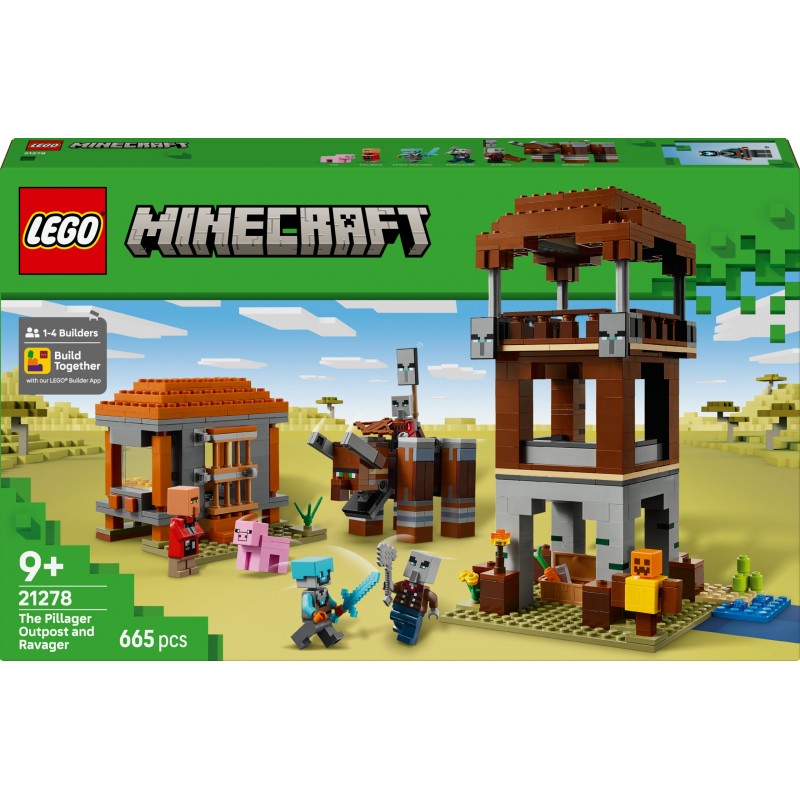 LEGO Minecraft Dom rozbójników i dewastator 21278