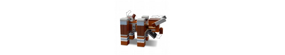 LEGO Minecraft Dom rozbójników i dewastator 21278