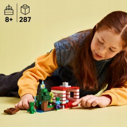 LEGO Minecraft Dom TNT w dżungli, zabawka dla dzieci 21275