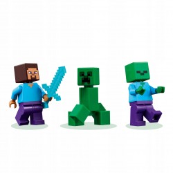 LEGO Minecraft Dom TNT w dżungli, zabawka dla dzieci 21275