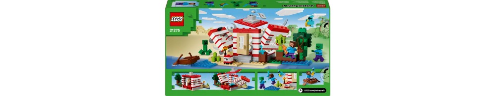 LEGO Minecraft Dom TNT w dżungli, zabawka dla dzieci 21275