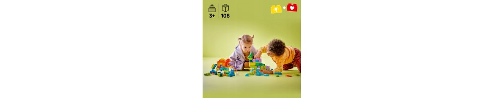 LEGO DUPLO Town 3 w 1 Dinozaury na kółkach 10451