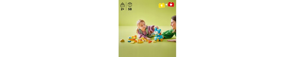 LEGO DUPLO Town 3 w 1 Zwierzątka na kółkach 10448