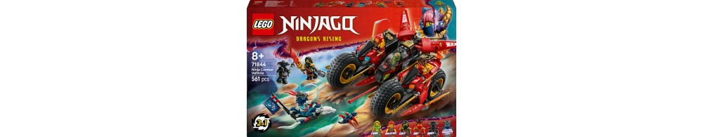 LEGO NINJAGO Pojazd bojowy ninja 3w1 71844