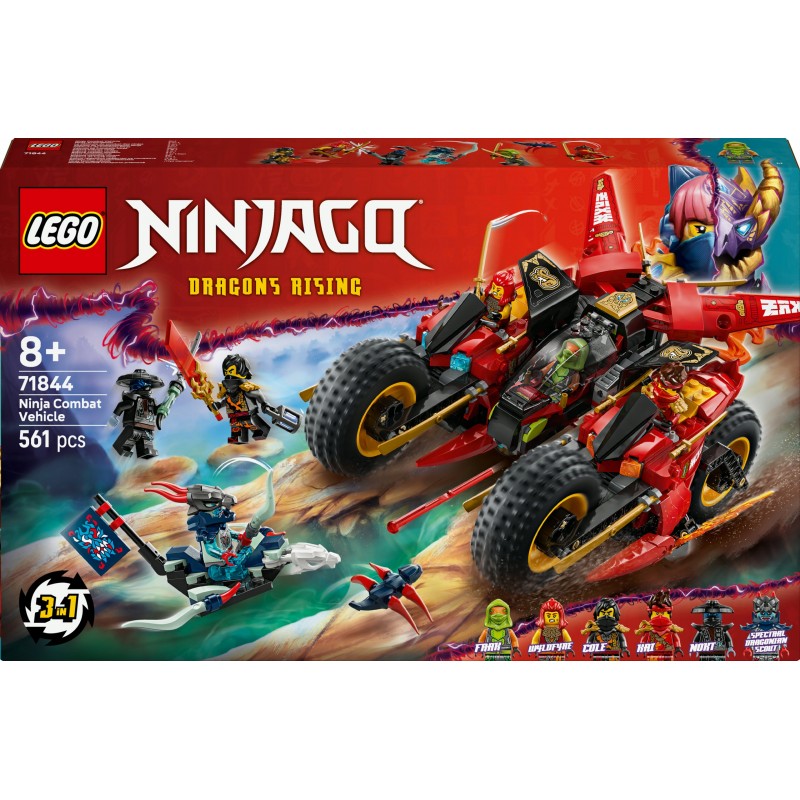 LEGO NINJAGO Pojazd bojowy ninja 3w1 71844