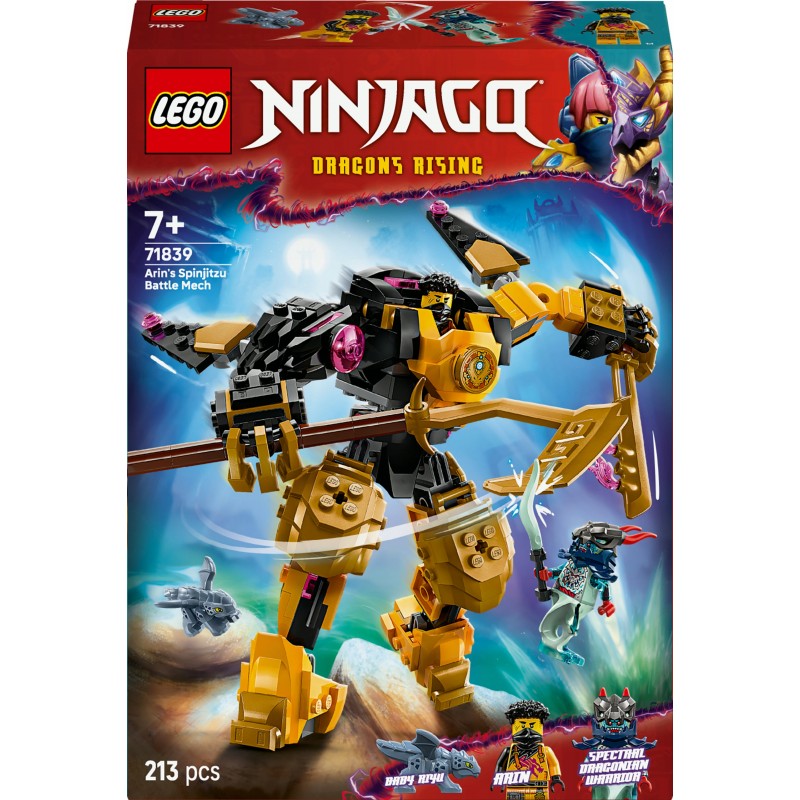 LEGO NINJAGO Mech bojowy Spinjitzu Arina 71839