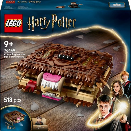 LEGO Harry Potter Potworna księga potworów z zębami 76449