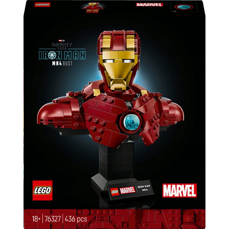 LEGO Marvel Popiersie Iron Mana MK4 76327