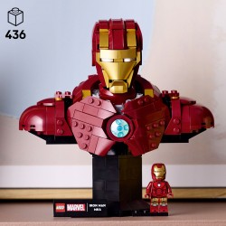 LEGO Marvel Popiersie Iron Mana MK4 76327