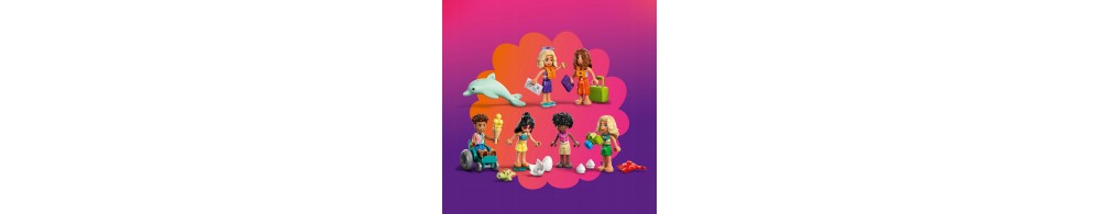 LEGO Friends Rodzinne wakacje na plaży 42673