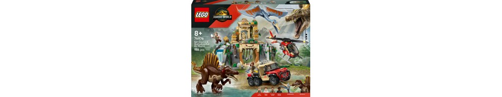 LEGO Jurassic World Powietrzna misja z kecalkoatlem i spinozaurem 76976