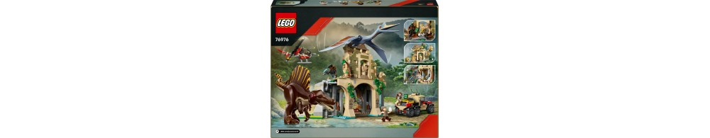 LEGO Jurassic World Powietrzna misja z kecalkoatlem i spinozaurem 76976