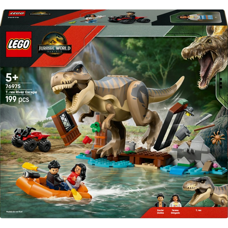 LEGO Jurassic World Ucieczka rzeką przed tyranozaurem 76975