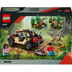LEGO Jurassic World Ucieczka terenówką przed raptorem 76972