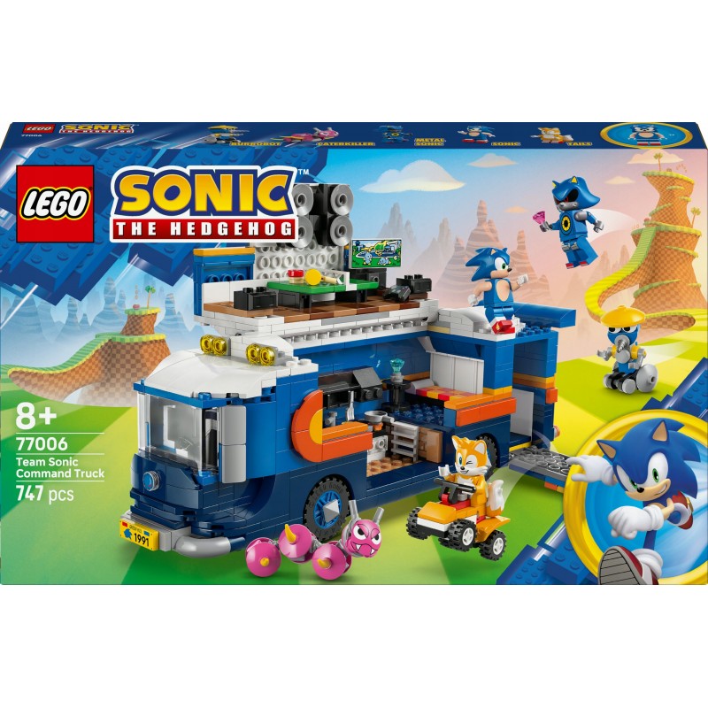 LEGO Sonic the Hedgehog Sonic i pojazd do zbudowania 77006